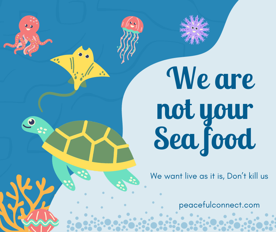 Sea creatures are not your food